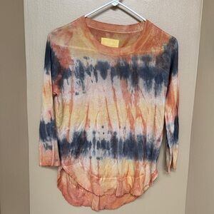 Zadig&Voltaire Tie-Dye Long Sleeve Lightweight Sweater small new with tags